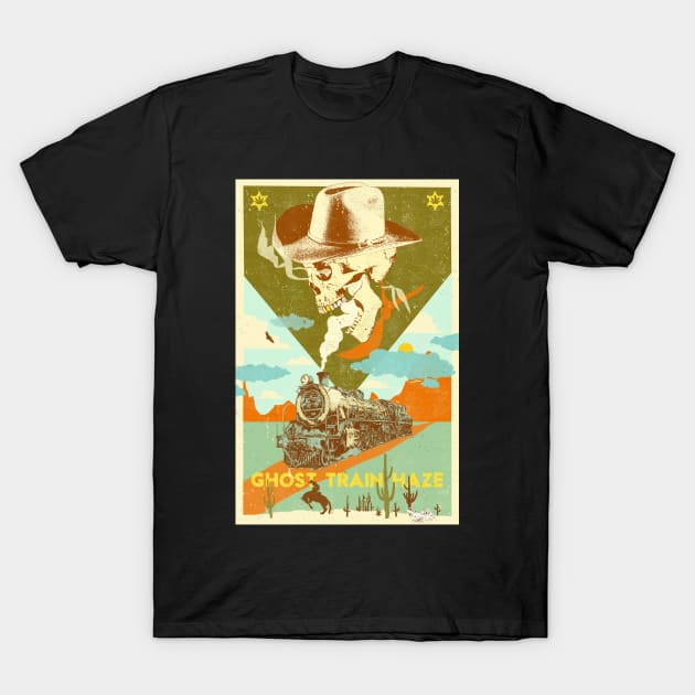GHOST TRAIN HAZE T-Shirt by Showdeer